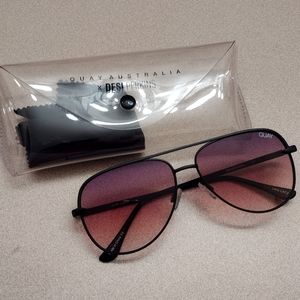 Quay x  Desi Perkins High Key mini aviator shades
